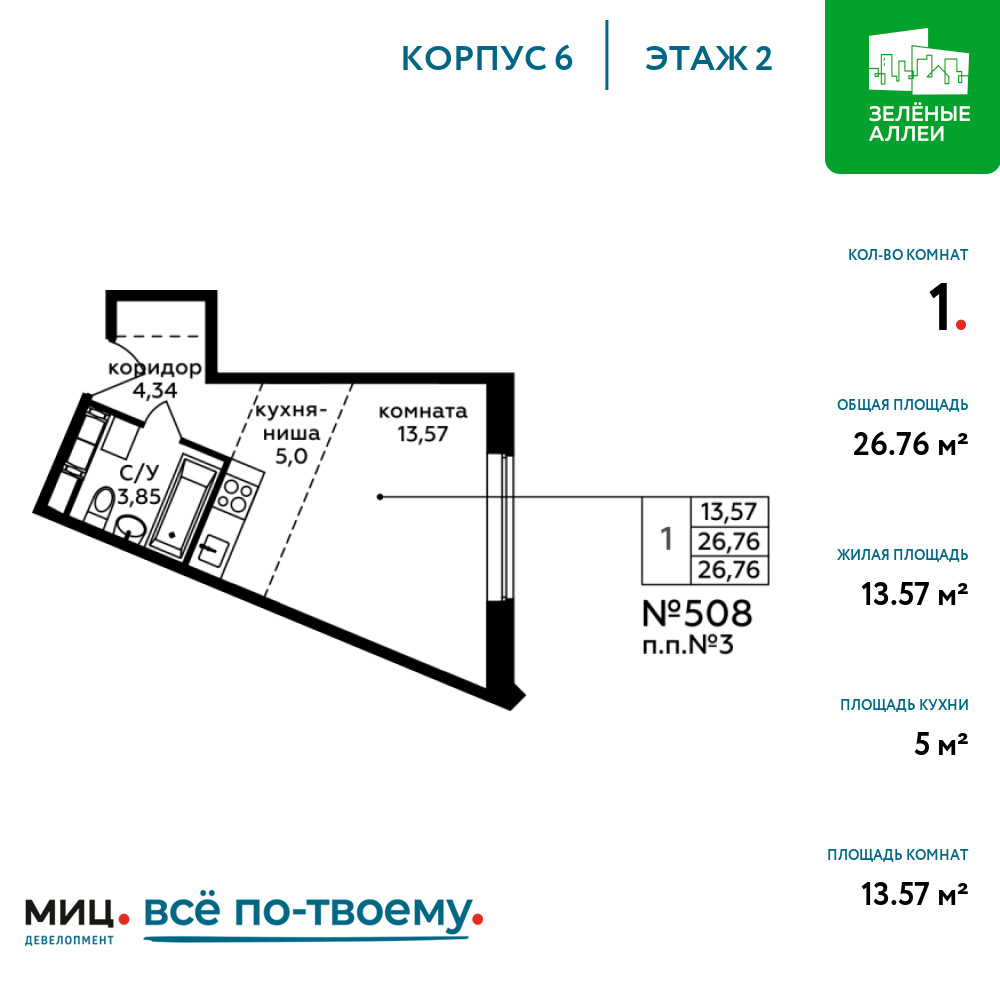 Жк Зеленые Аллеи Купить Студию